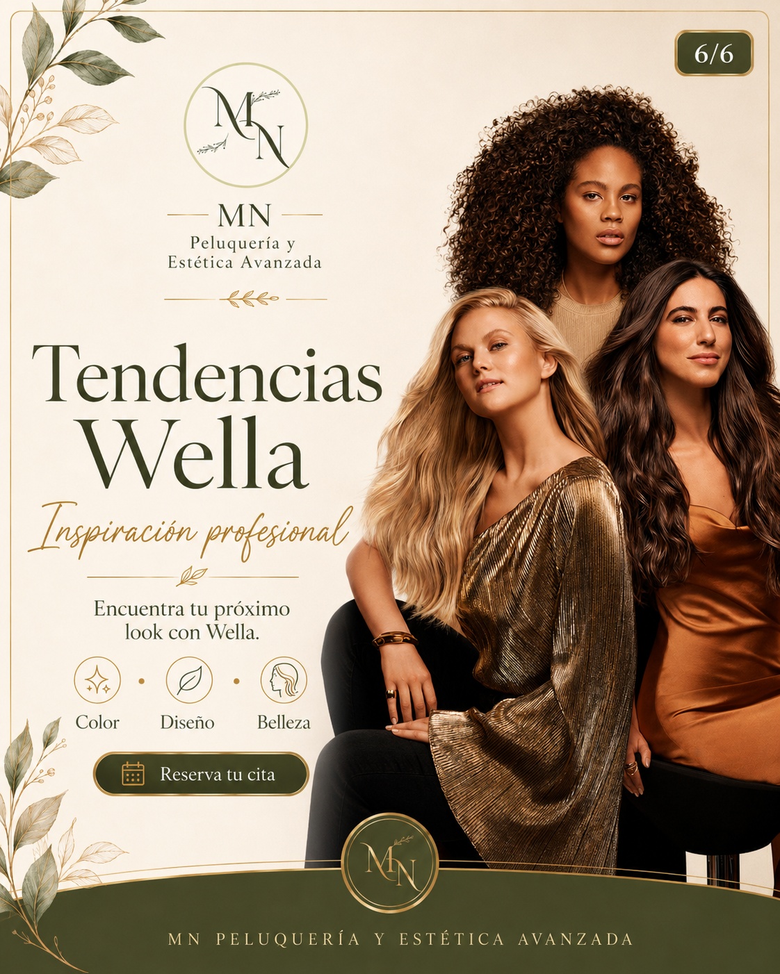 Marlene con productos Wella